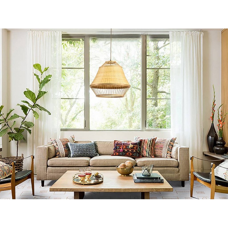 Ele Modern Rattan Pendant Light By ELE Light & Decor