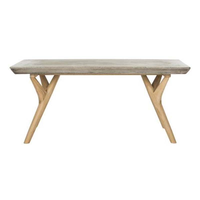 Safavieh Pacey Indoor/Outdoor Modern Concrete 16.54-Inch H Coffee Table