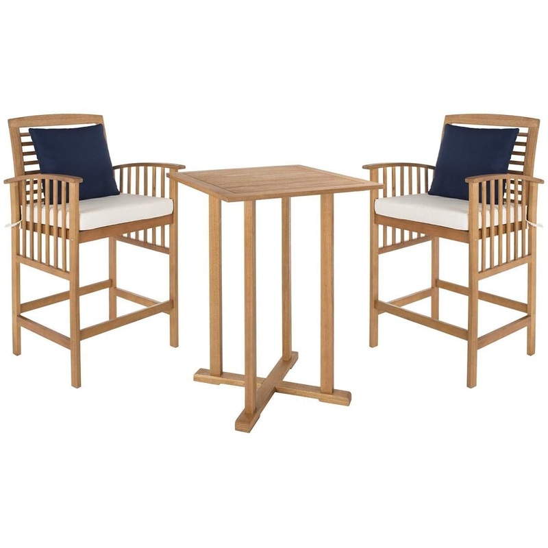 Safavieh Pate 3 Pc Bar 39.8-Inch H Table Bistro Set
