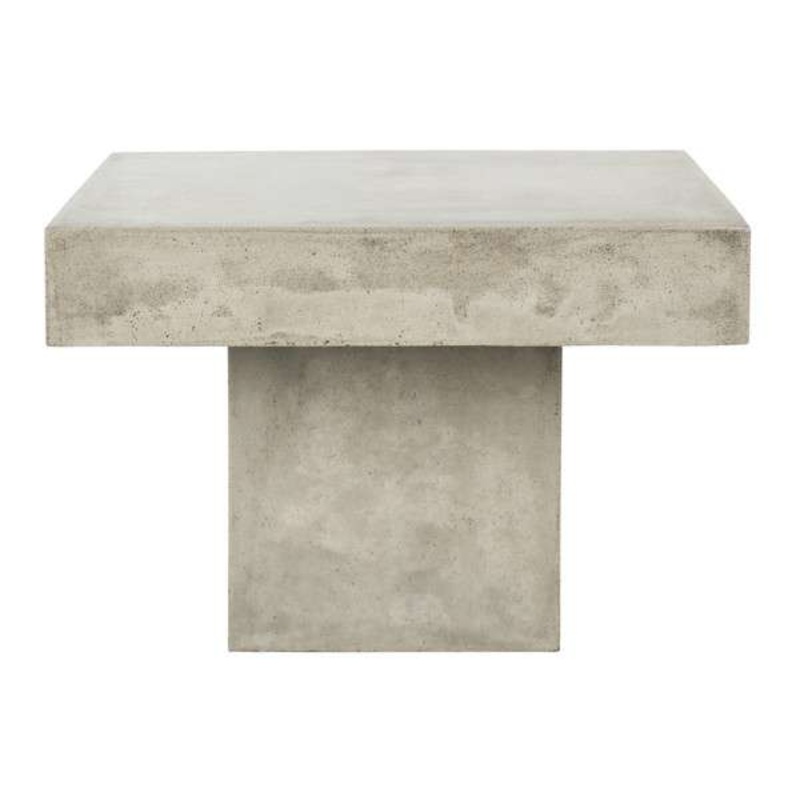 Safavieh Tallen Indoor/Outdoor Modern Concrete 15.75-Inch H Coffee Table