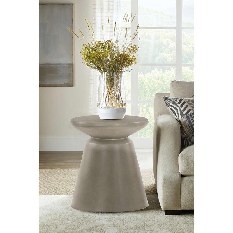 Umbre Concrete Indoor Outdoor Accent Stool End Table By Armen Living