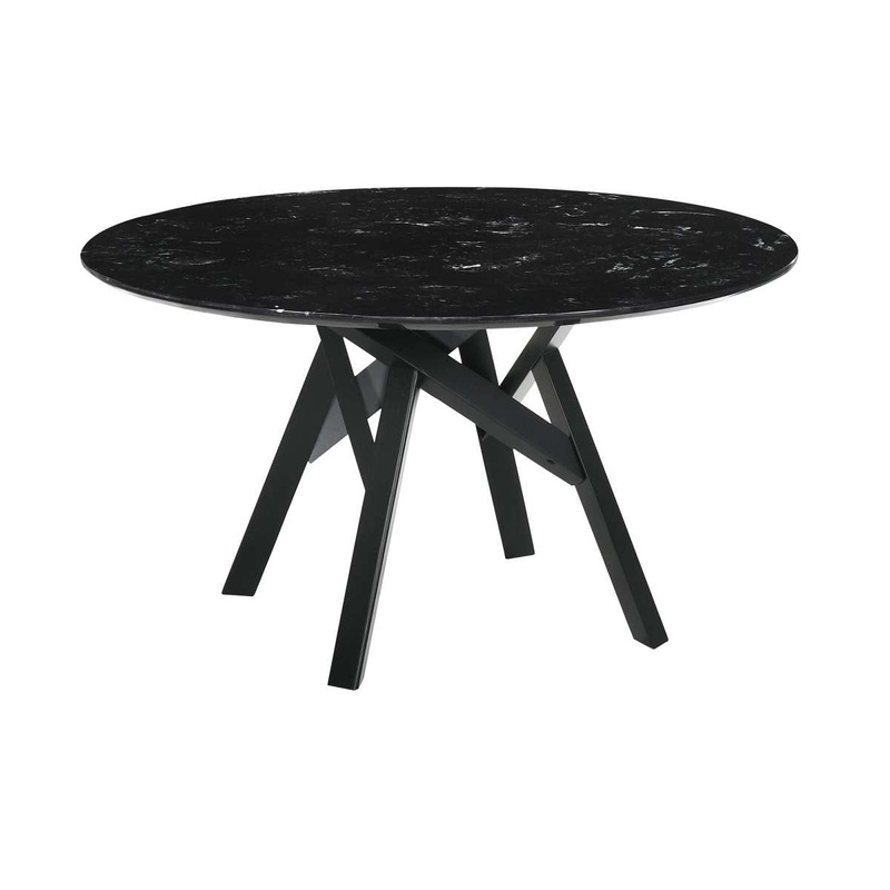 Venus 54" Round Mid-Century Modern Dining Table By Armen Living