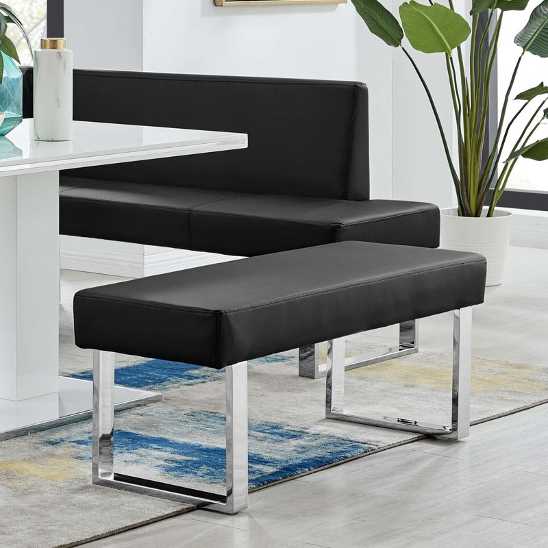 Amanda Black Bench By Armen Living