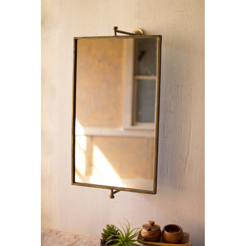 Rectangle Rotating Wall Mirror By Kalalou