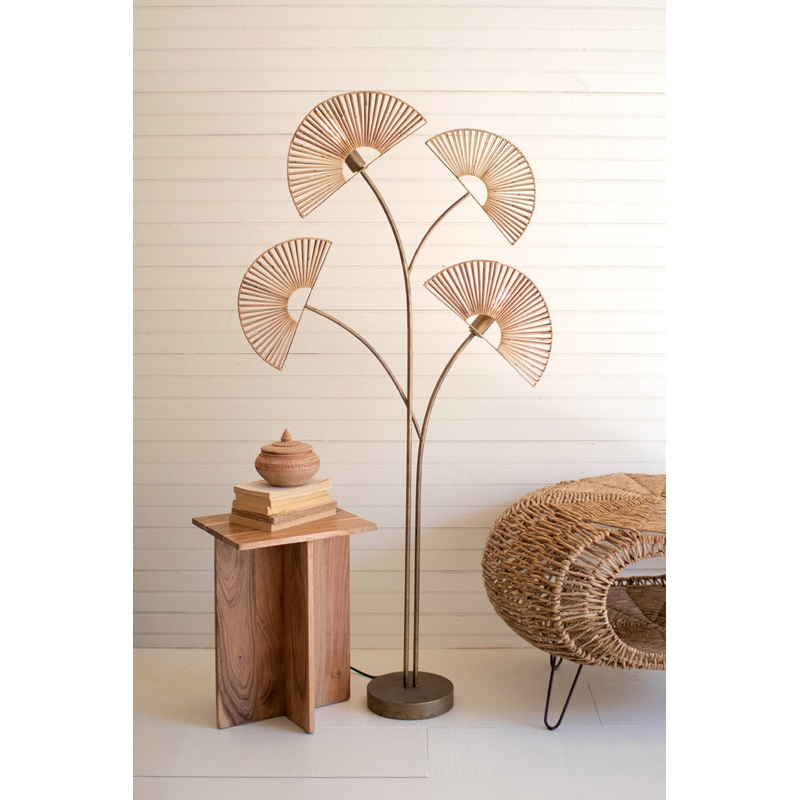 Four Fan Floor Lamp