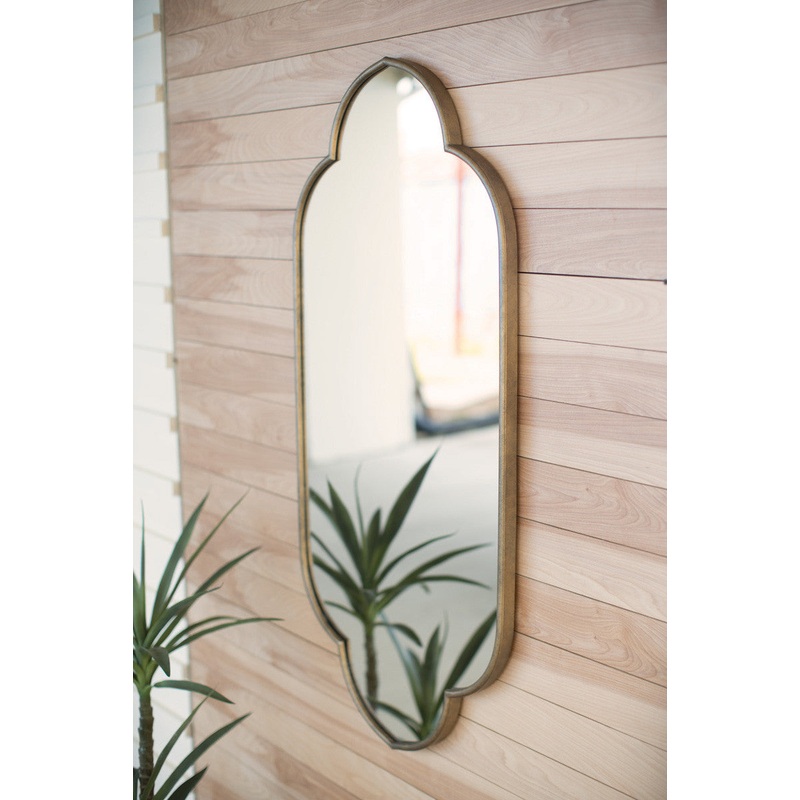 Large Metal Framed Mirror