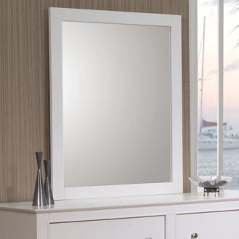 Transitional Mirror, White By Benzara