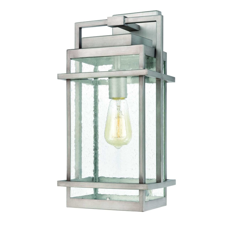 Breckenridge 19'' High 1-Light Outdoor Sconce - Weathered Zinc By ELK