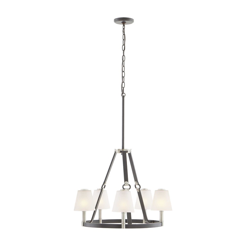 Armstrong Grove 25'' Wide 5-Light Chandelier - Espresso By ELK