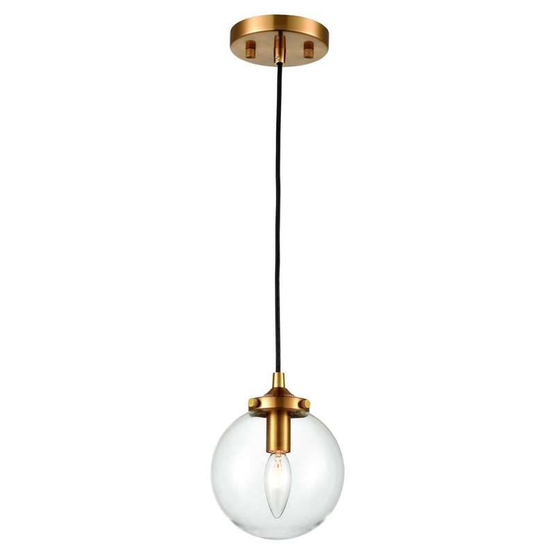 Boudreaux 6'' Wide 1-Light Mini Pendant - Antique Gold By ELK