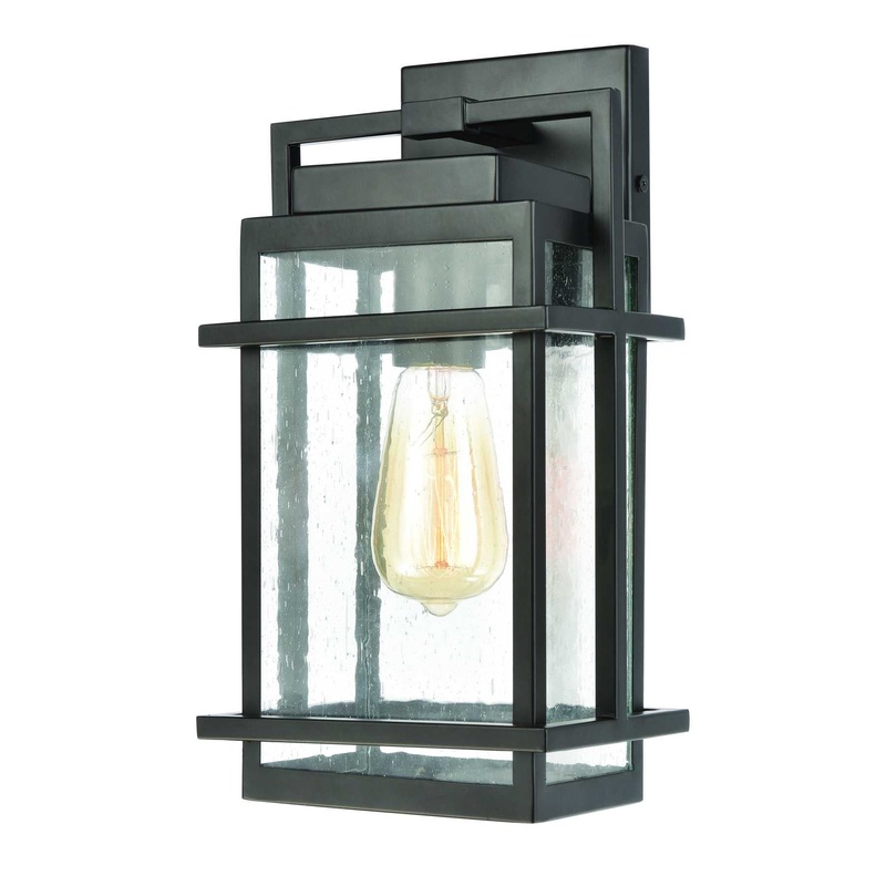 Breckenridge 14'' High 1-Light Outdoor Sconce - Matte Black By ELK
