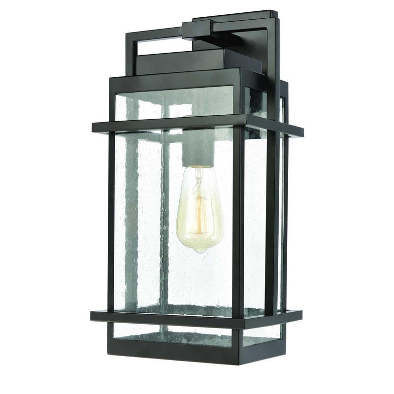 Breckenridge 19'' High 1-Light Outdoor Sconce - Matte Black By ELK