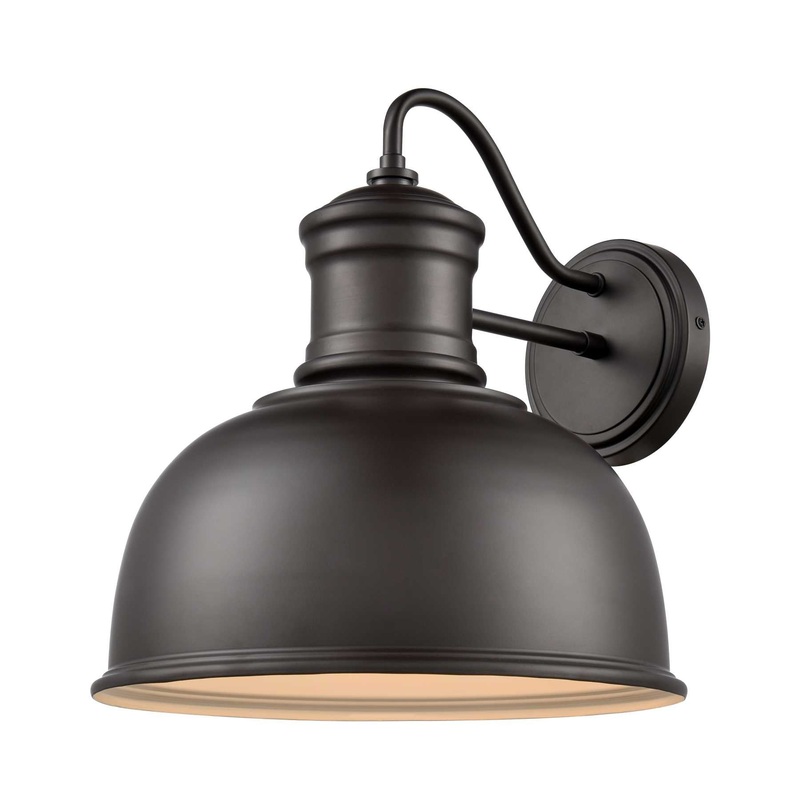 Cedar Park 13'' Wide 1-Light Outdoor Sconce - Oil Rubbed Bronze By ELK