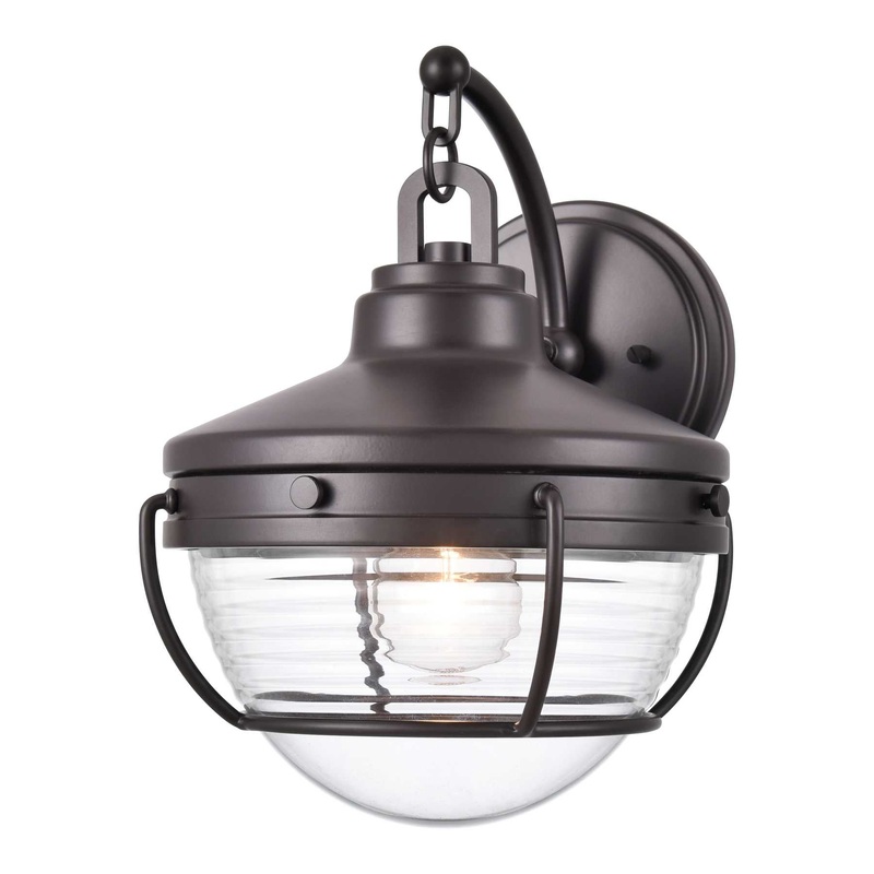 Eastport 12'' High 1-Light Outdoor Sconce - Oil Rubbed Bronze By ELK