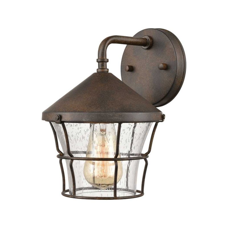 Gavin 10'' High 1-Light Outdoor Sconce - Hazelnut Bronze By ELK