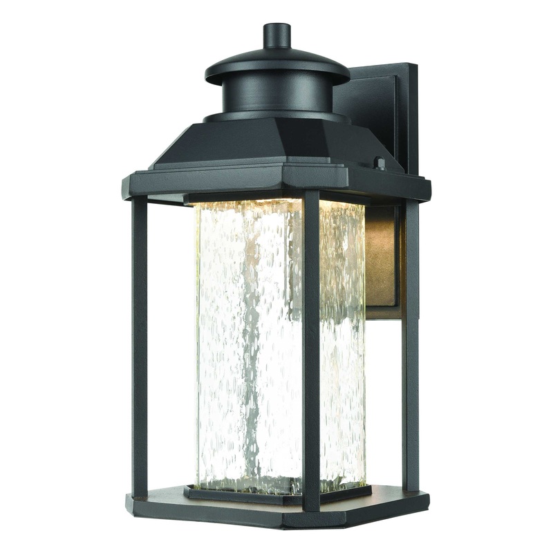 Irvine 13'' High 1-Light Outdoor Sconce - Matte Black By ELK