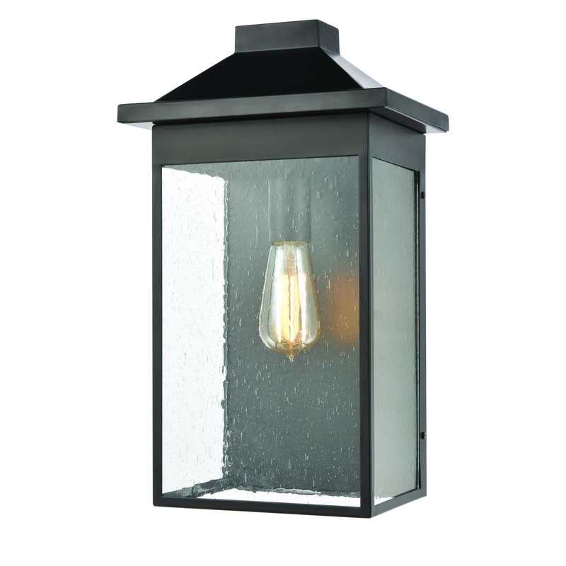 Lamplighter 17'' High 1-Light Outdoor Sconce - Matte Black By ELK