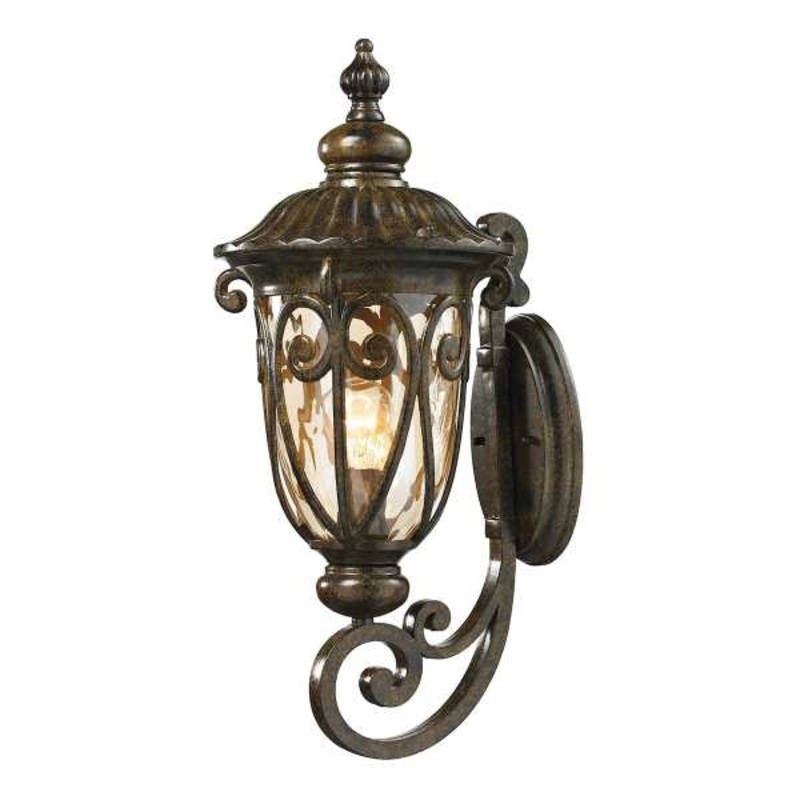 Logansport 22'' High 1-Light Outdoor Sconce - Hazelnut Bronze By ELK