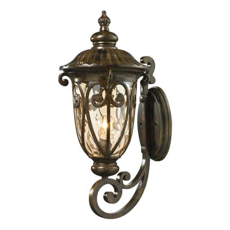 Logansport 24'' High 1-Light Outdoor Sconce - Hazelnut Bronze By ELK