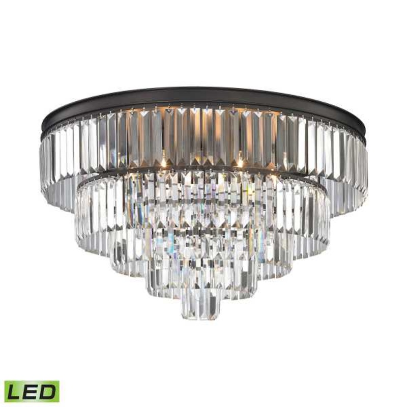 Palacial 31'' Wide 6-Light Chandelier - Oil Rubbed Bronze By ELK