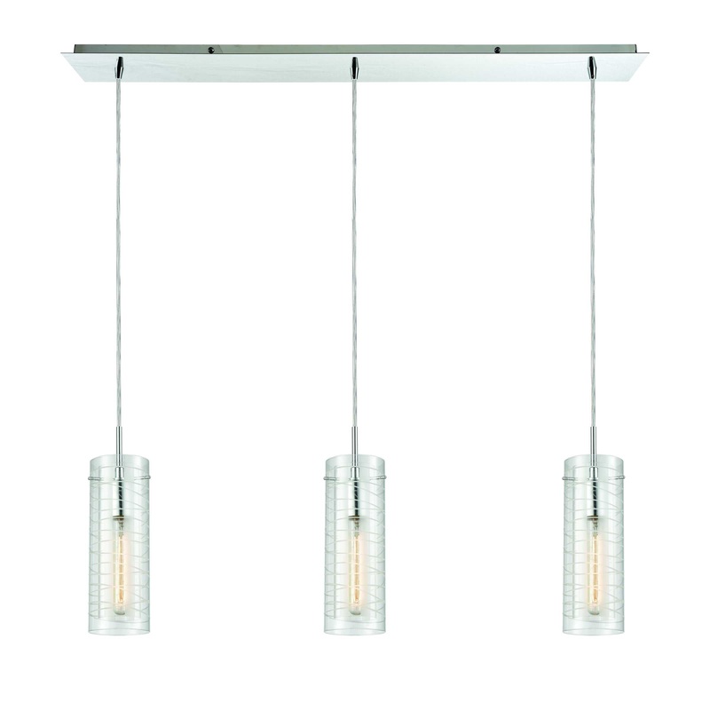 Swirl Configurable Multi Pendant - Polished Chrome By ELK