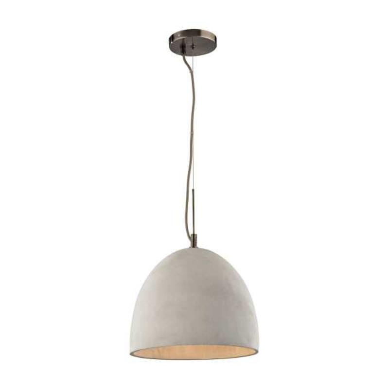 Urban Form 12'' Wide 1-Light Mini Pendant - Black Nickel By ELK