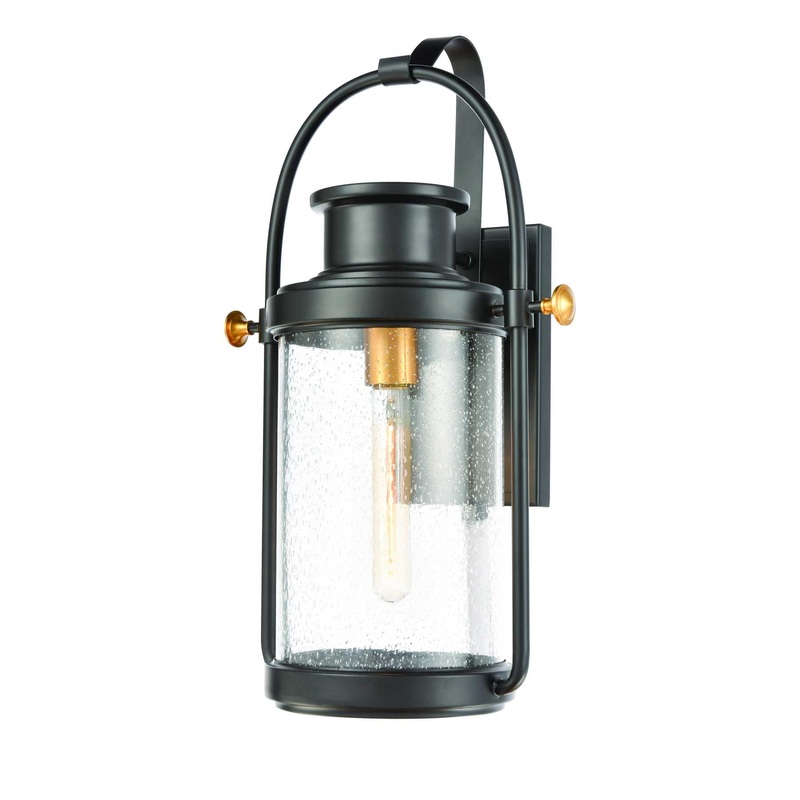 Wexford 19'' High 1-Light Outdoor Sconce - Matte Black By ELK