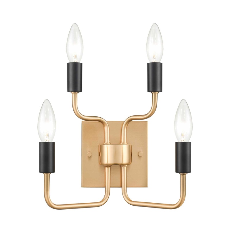 Epping Avenue 10'' High 2-Light Sconce - Aged Brass By ELK
