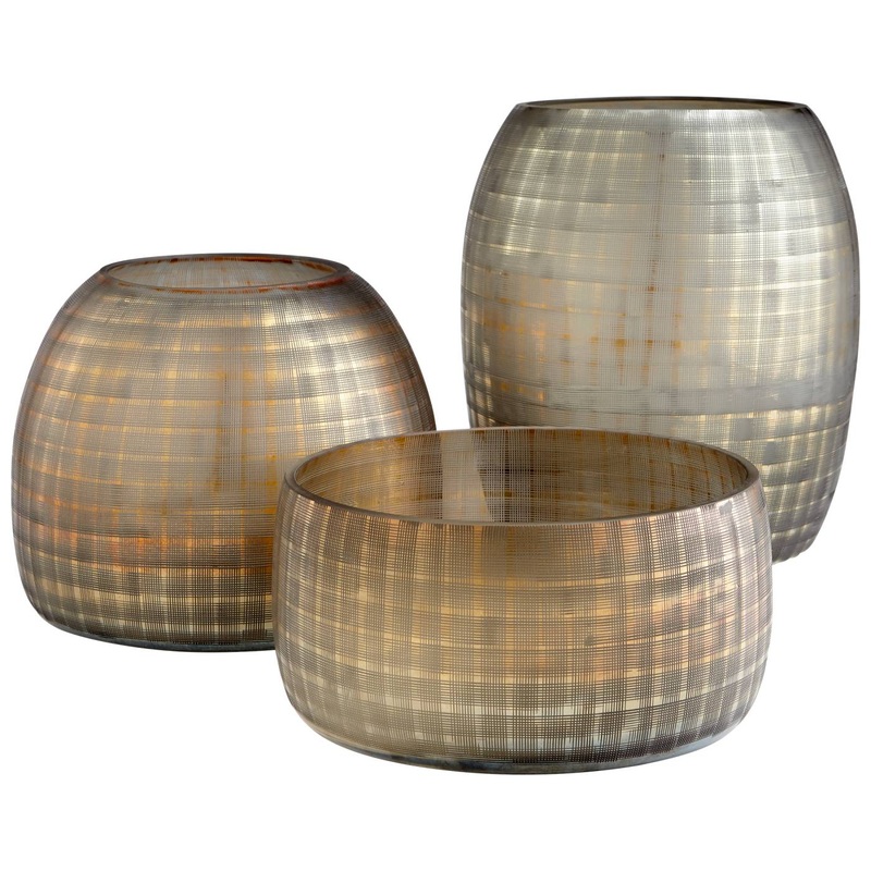 Gradient Grid Vase By Cyan Design