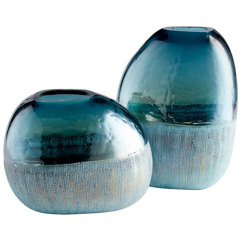 Large Cape Caspian Vase By Cyan Design