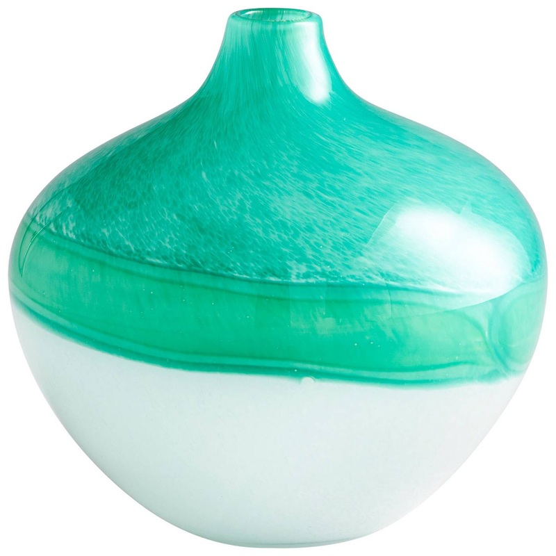 Medium Iced Marble Vase By Cyan Design