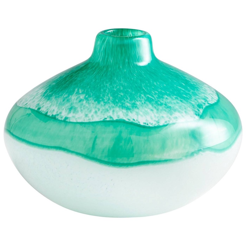 Small Iced Marble Vase By Cyan Design