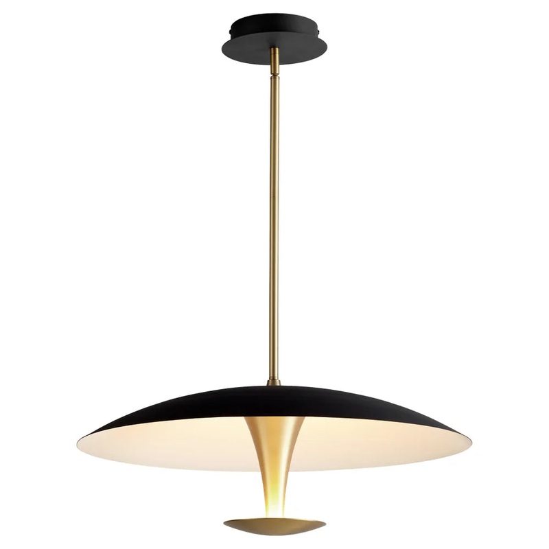 Spacely 26In Pend - Bk/Agb By Cyan Design