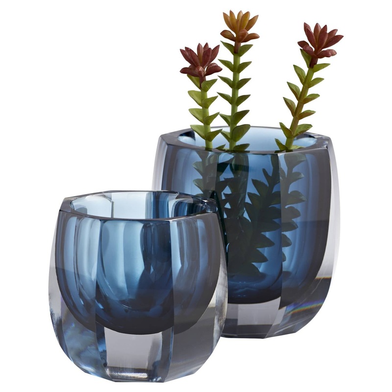 Large Azure Oppulence Vase By Cyan Design