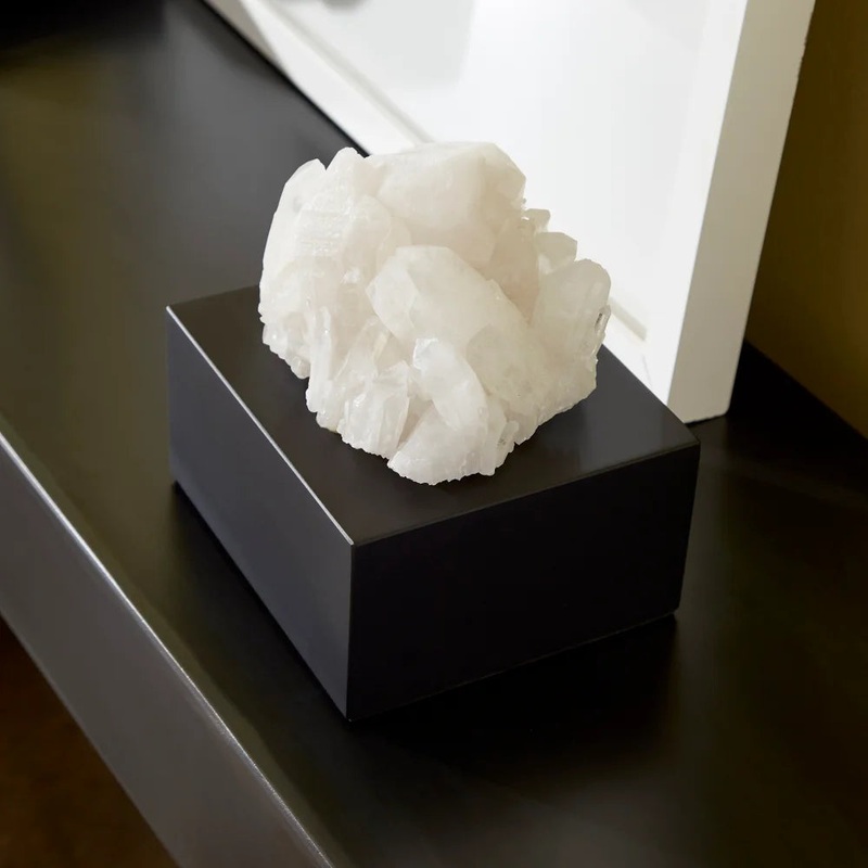 Large Quartz Table Accent By Cyan Design