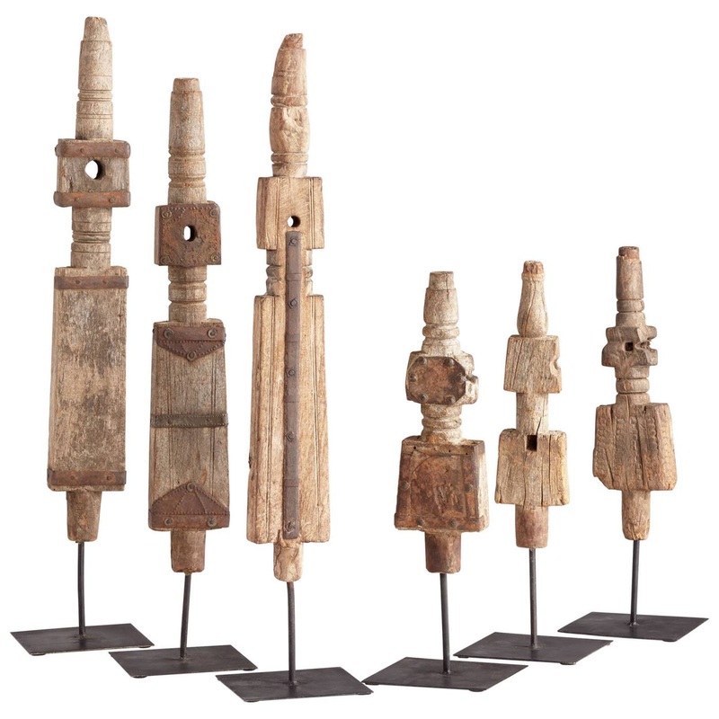 Rustic Todem Sculpture By Cyan Design