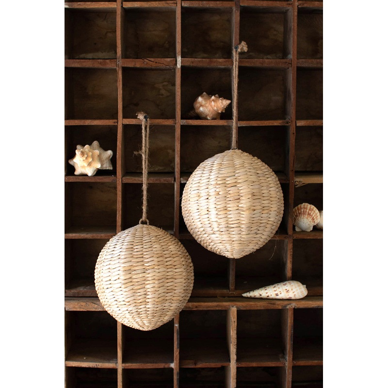 Woven Willow Christmas Ornament - By Kalalou