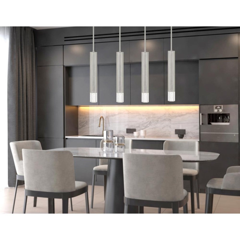 Troy Integrated Led Dimmable Hexagonaluminum Casted 1 Light Pendant With Glass Diffuser, Fx37231Pbs By Cal Lighting