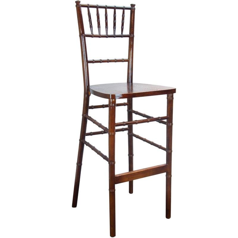 Advantage Fruitwood Chiavari Bar Stools By Flash Furniture