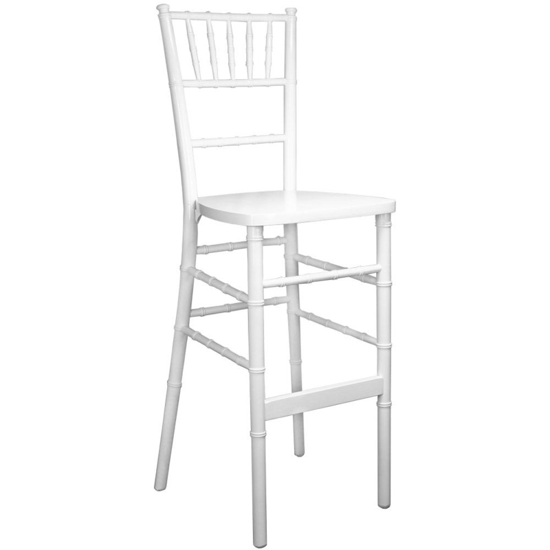 Advantage White Chiavari Bar Stools By Flash Furniture