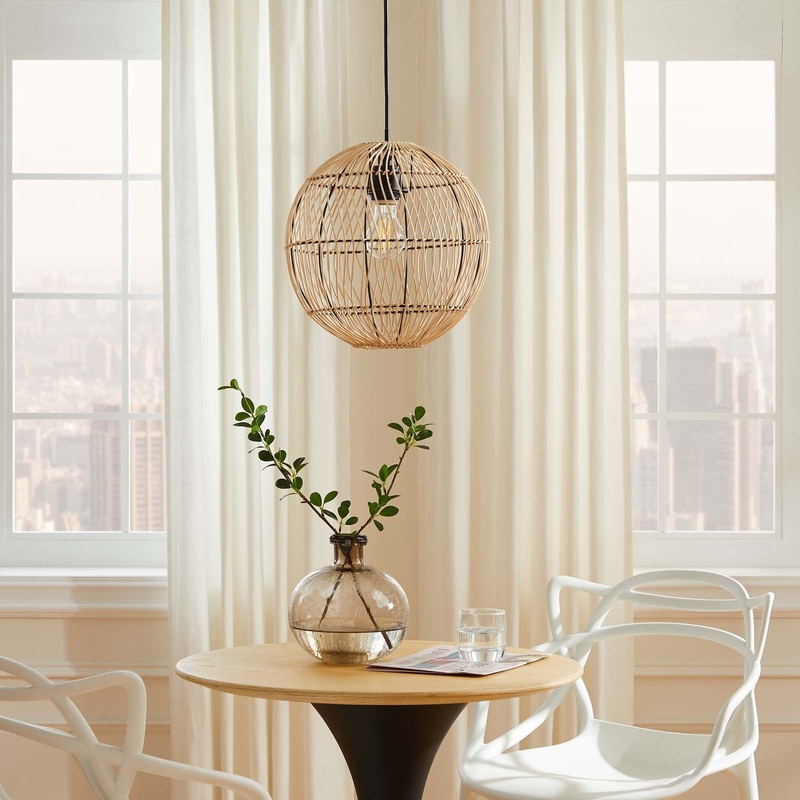 Nurture Rattan Pendant Light By Modway - EEI-5612