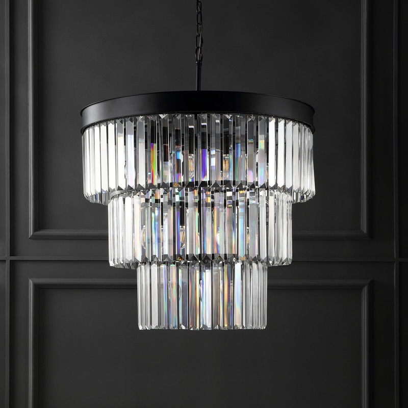 Safavieh Coulette 3 Tier Crystal Chande