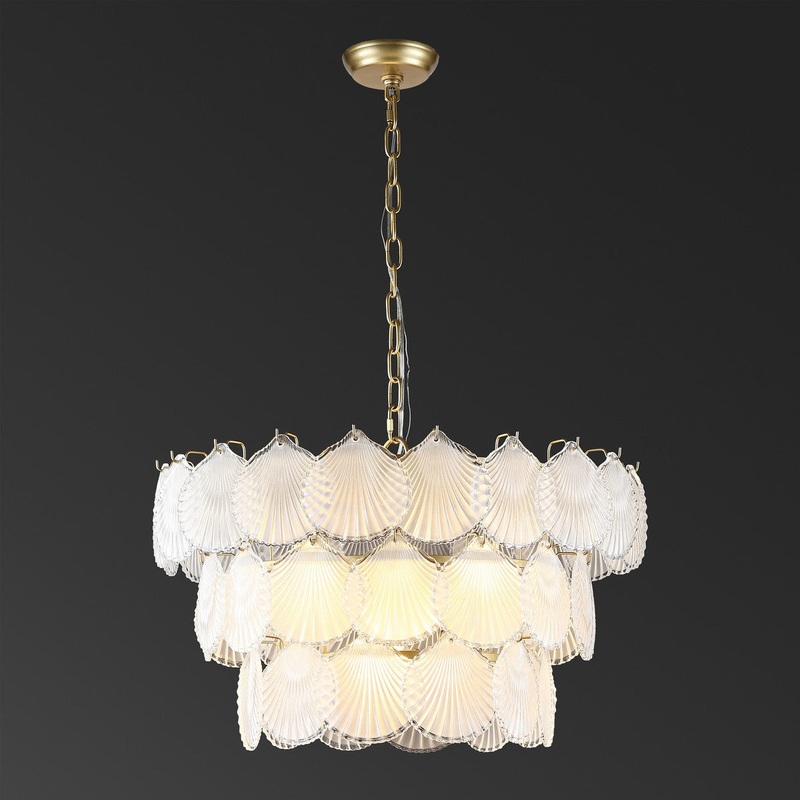 Safavieh Gutierrez 3 Tier Glass Chandel