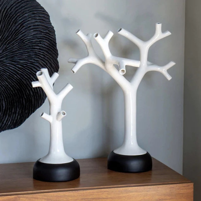 Shinzo Tree 15.7"H Sculpture, By Gold Leaf Design Group