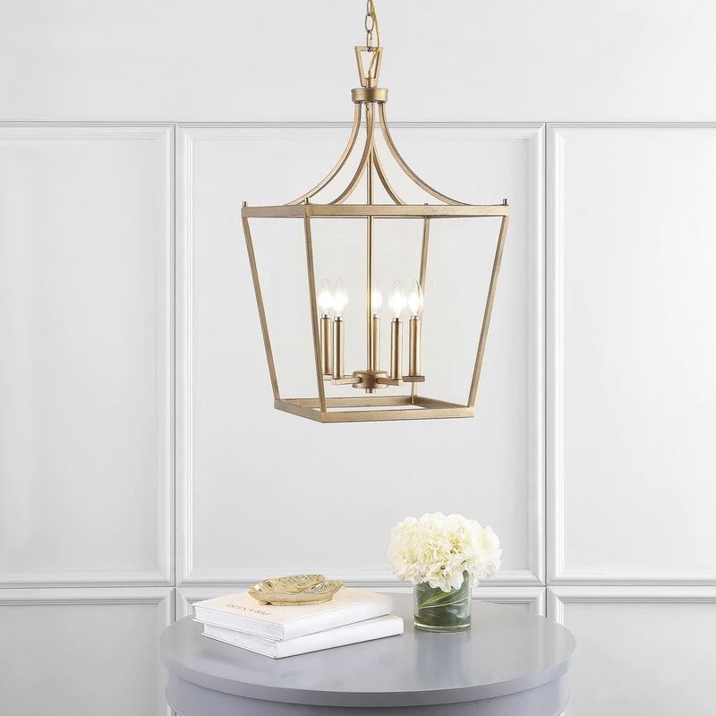 Safavieh Kenris 5Lt Pendant - Gold Painted