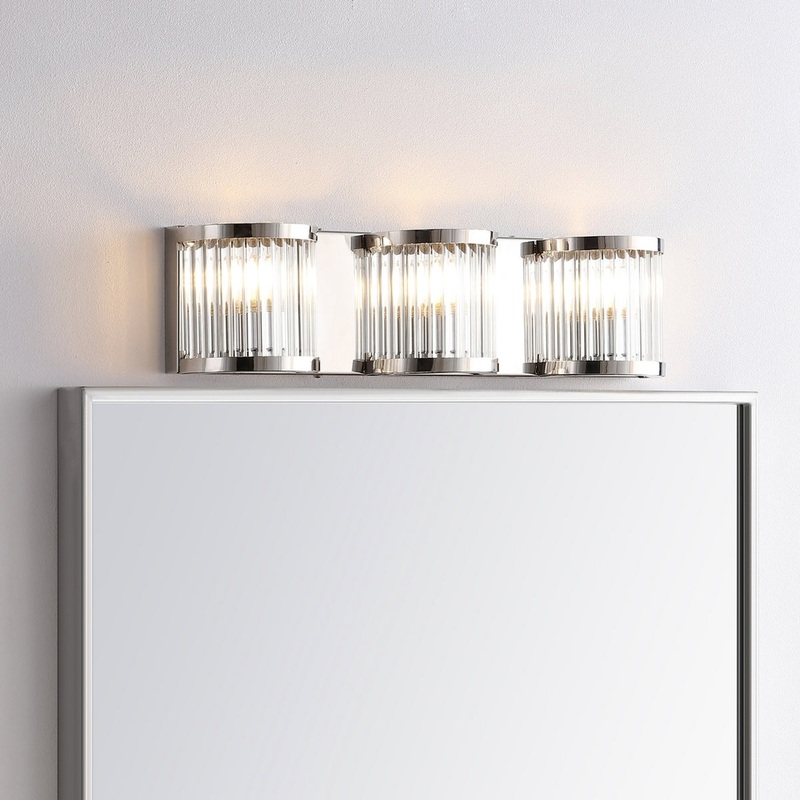 Safavieh Maverick Three Light Wall Sconce - Chrome