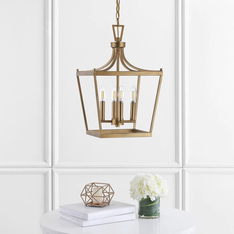 Safavieh Nichi 4Lt Pendant - Gold Painted