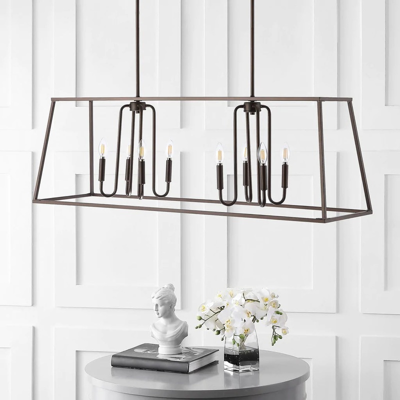 Safavieh Onia 8Lt Pendant - Oil Rubbed Bronze (Black)