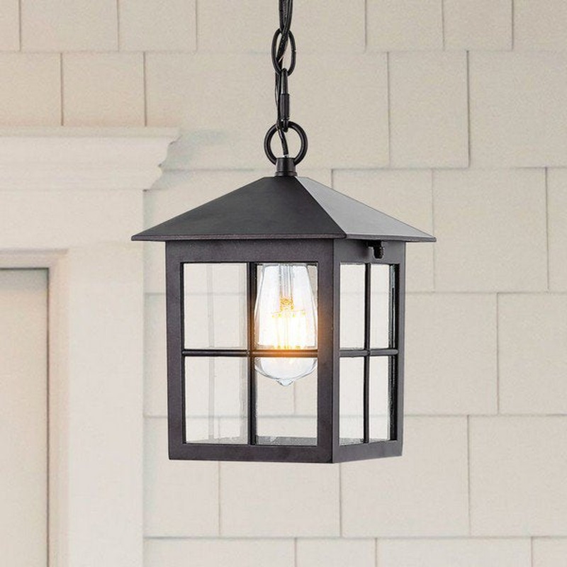 Safavieh Penryn Outdoor Pendant/Black - Black
