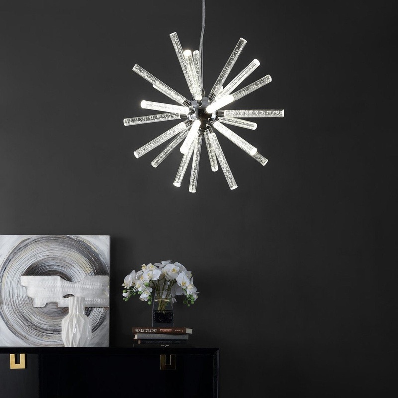 Safavieh Gema Led Pendant - Chrome